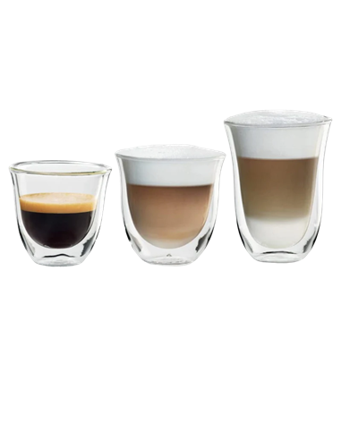 Set de pahare DeLongh DLSC302, 6 buc, Transparent