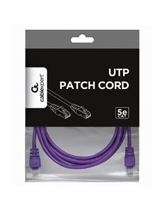 Patch cord Cablexpert PP12-2M/V, CAT5e UTP, 2m, Violet 2