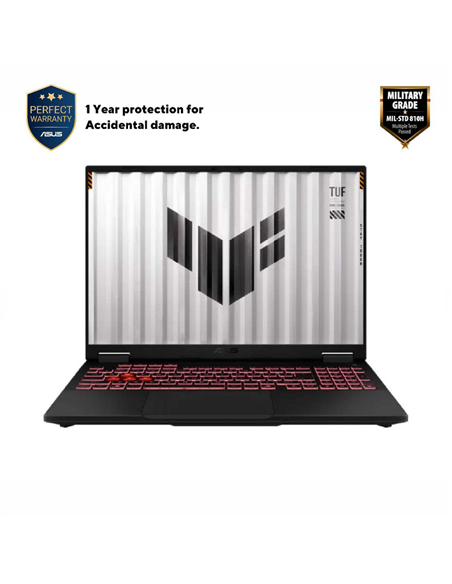 Laptop Gaming 16" ASUS TUF Gaming A16 FA608PM, Jaeger Gray, AMD Ryzen 9 8940HX, 16GB/1024GB, Fără SO