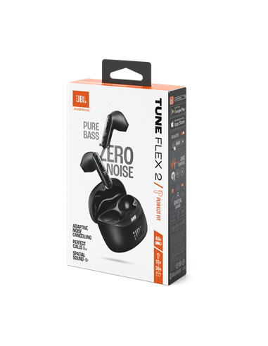 Наушники JBL Tune Flex 2, Чёрный
