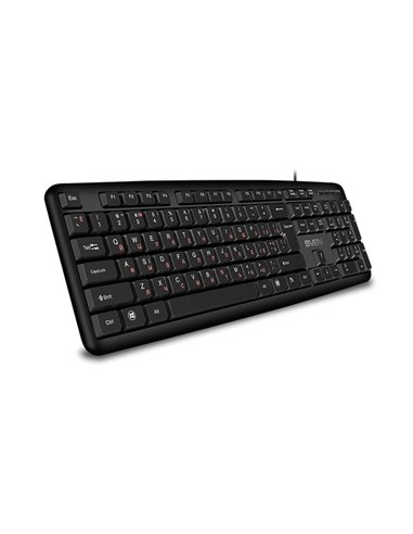 Клавиатура SVEN KB-S230, Проводное, Чёрный