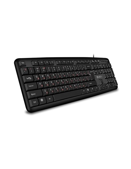 Клавиатура SVEN KB-S230, Проводное, Чёрный