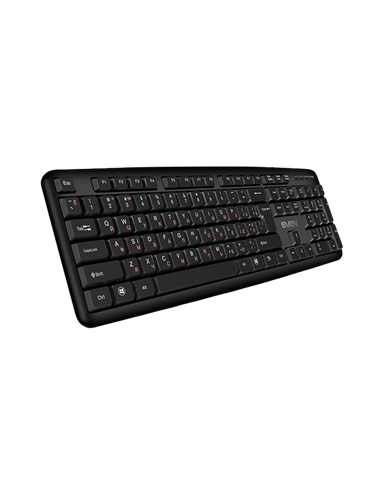 Tastatură SVEN KB-S230, Cu fir, Negru