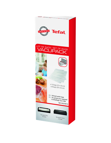 Вакуумные мешки Tefal XA254010, Прозрачный