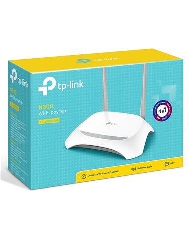 Беспроводной маршрутизатор TP-LINK TL-WR840N, Белый