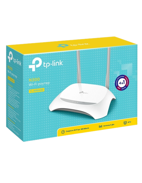 Беспроводной маршрутизатор TP-LINK TL-WR840N, Белый