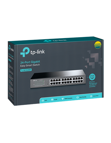 Сетевой коммутатор TP-LINK TL-SG1024DE, 24x 10/100/1000 Мбит/с