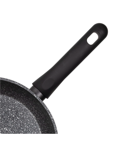 Tigaie RESTO 93402, 24cm, Negru