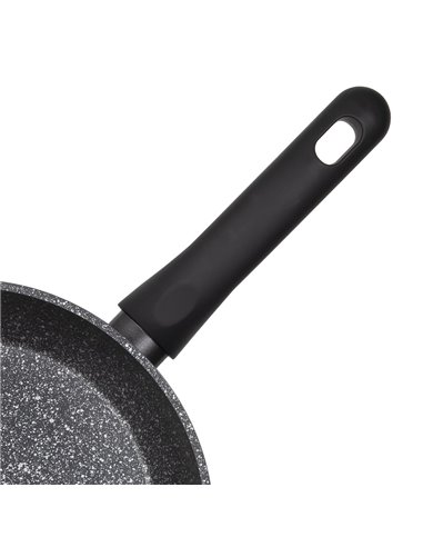 Tigaie RESTO 93402, 24cm, Negru