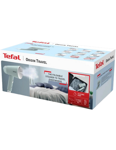 Aparat de călcat vertical cu aburi Tefal DT1034E1, Albastru deschis