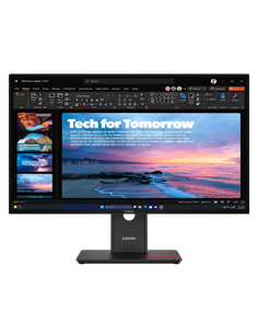 27" Monitor Lenovo T27QD-40, IPS 2560x1440 WQHD, Eclipse Black