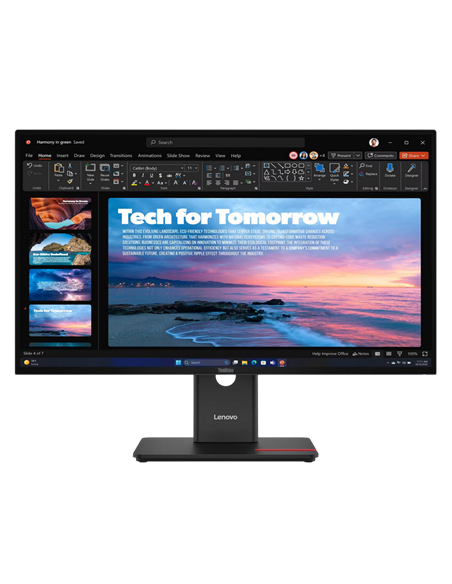 27" Монитор Lenovo T27QD-40, IPS 2560x1440 WQHD, Eclipse Black