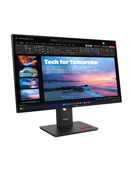 27" Монитор Lenovo T27QD-40, IPS 2560x1440 WQHD, Eclipse Black