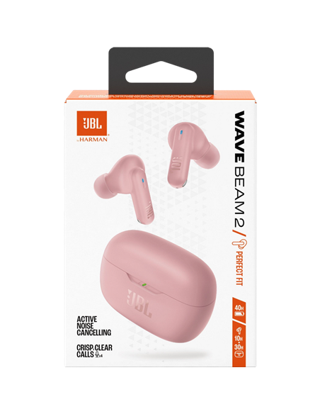 Căști JBL Wave Beam 2, Roz