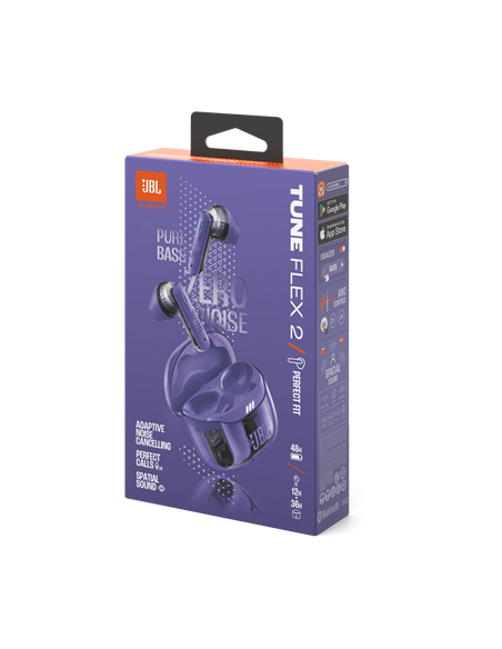 Наушники JBL Tune Flex 2 Ghost, Фиолетовый