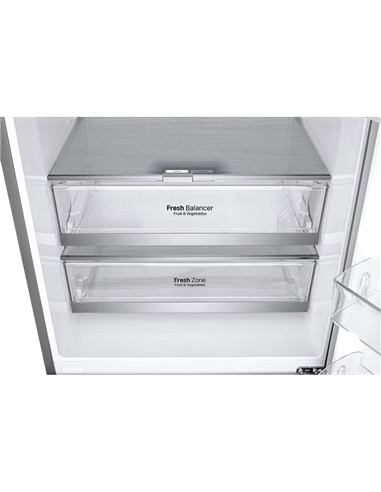 Frigider LG GBF567PZCMB, DoorCooling+, Gri