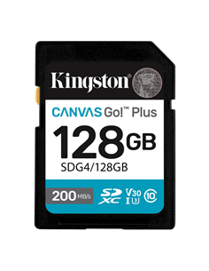 Карта памяти Kingston Canvas Go! Plus, 128Гб (SDG4/128GB)