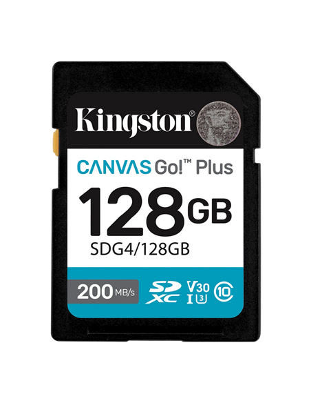 Card de Memorie Kingston Canvas Go! Plus, 128GB (SDG4/128GB)