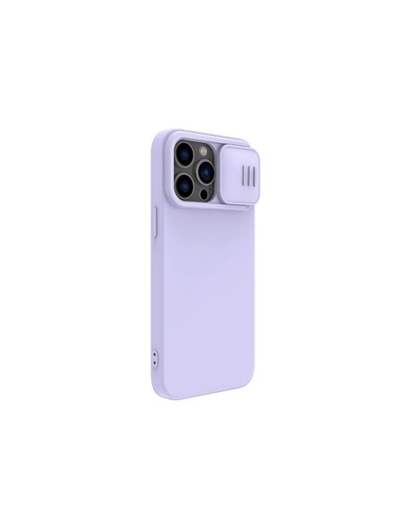 Husă Nillkin iPhone 14 Pro, CamShield Silky Silicone, Violet