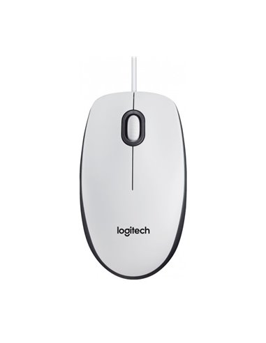 Mouse Logitech M100, Alb