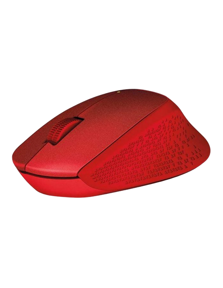 Беcпроводная мышь Logitech M330 Silent Plus, Красный