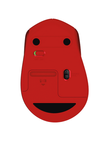 Mouse Wireless Logitech M330 Silent Plus, Roșu