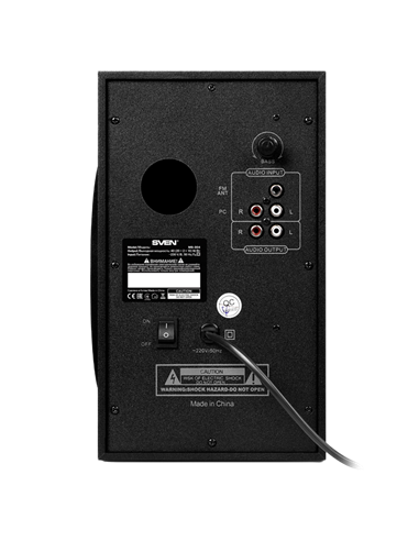 Boxe pentru calculator 2.1 SVEN MS-304, Negru/Roșu