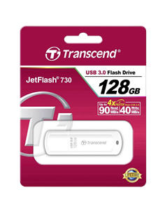 Memorie USB Transcend JetFlash 730, 128GB, Alb 2