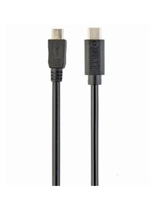 Кабель для зарядки и синхронизации Cablexpert CCP-USB2-mBMCM-1M, Micro-USB/USB Type-C, 1м, Чёрный 2