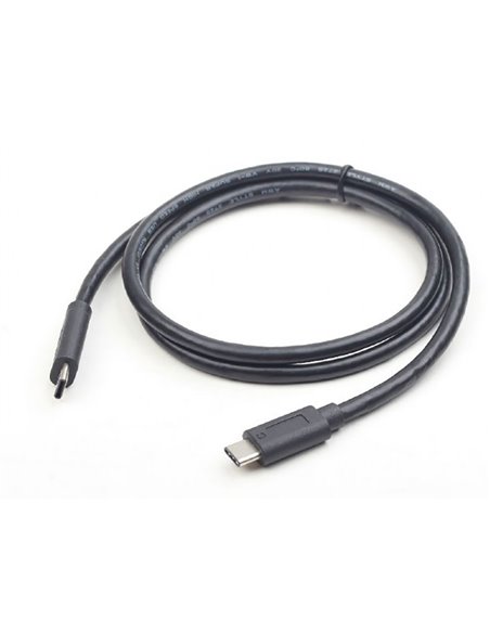 Cablu încărcare și sincronizare Cablexpert CCP-USB3.1-CMCM-1M, USB Type-C/USB Type-C, 1m, Negru