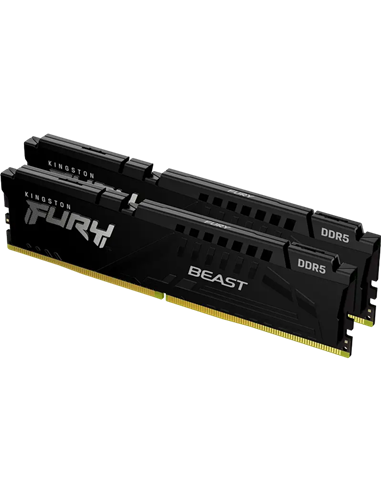 Оперативная память Kingston FURY Beast, DDR5 SDRAM, 6400 МГц, 32 ГБ, KF564C32BBEK2-32