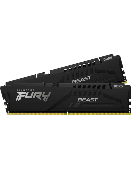 Оперативная память Kingston FURY Beast, DDR5 SDRAM, 6400 МГц, 32 ГБ, KF564C32BBEK2-32