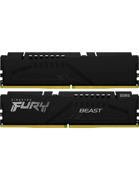 Оперативная память Kingston FURY Beast, DDR5 SDRAM, 6400 МГц, 32 ГБ, KF564C32BBEK2-32