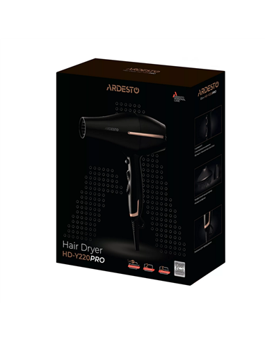 Uscător de păr Ardesto HD-Y220PRO, 2200W, Negru