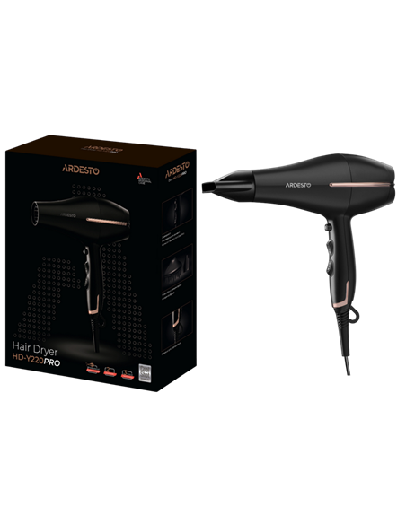 Uscător de păr Ardesto HD-Y220PRO, 2200W, Negru