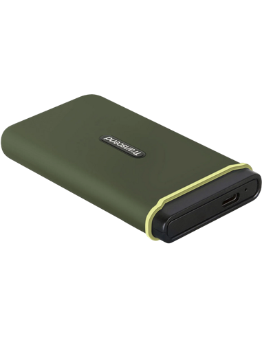 Внешний портативный SSD накопитель Transcend ESD380C, 4 ТБ, Military Green (TS4TESD380C)