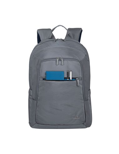Rucsac pentru Laptop RivaCase 7561, 15.6", Poliester RPET ECO-FRIENDLY, Gri