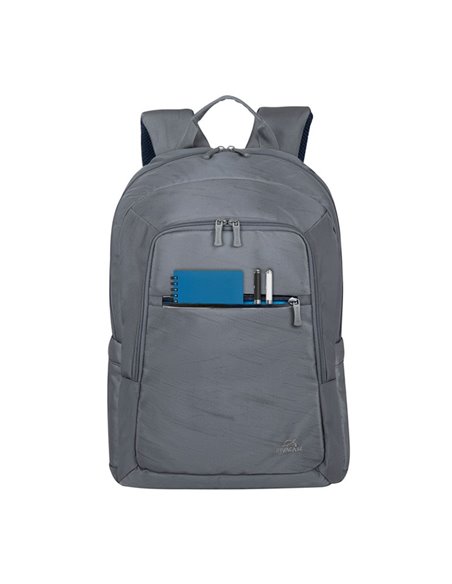 Rucsac pentru Laptop RivaCase 7561, 15.6", Poliester RPET ECO-FRIENDLY, Gri