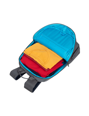 Rucsac pentru Laptop RivaCase 7561, 15.6", Poliester RPET ECO-FRIENDLY, Gri