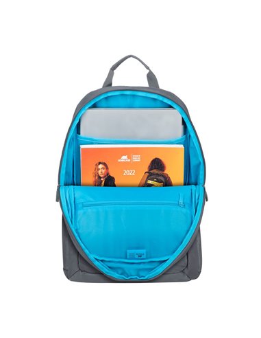 Rucsac pentru Laptop RivaCase 7561, 15.6", Poliester RPET ECO-FRIENDLY, Gri