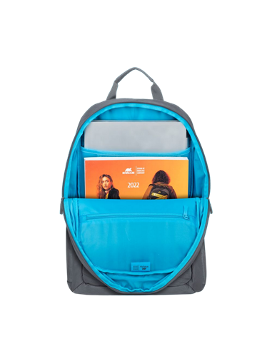 Rucsac pentru Laptop RivaCase 7561, 15.6", Poliester RPET ECO-FRIENDLY, Gri