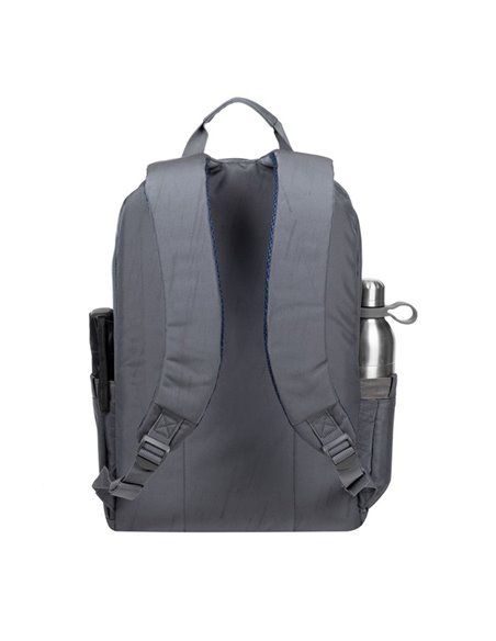 Rucsac pentru Laptop RivaCase 7561, 15.6", Poliester RPET ECO-FRIENDLY, Gri
