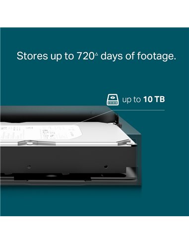 Видеорегистратор TP-LINK VIGI NVR1016H, Чёрный