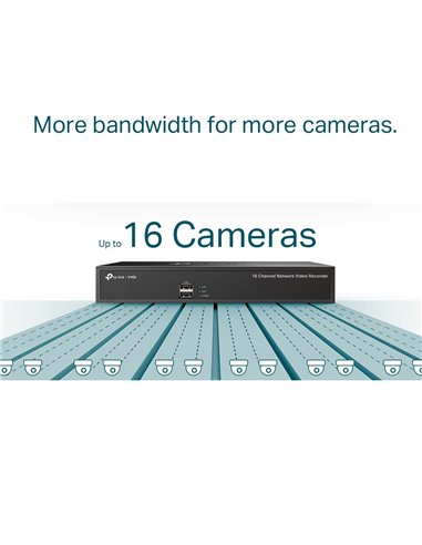 Видеорегистратор TP-LINK VIGI NVR1016H, Чёрный