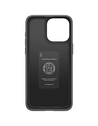 Чехол Spigen iPhone 15 Pro Max Thin Fit, Чёрный