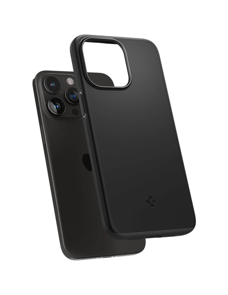 Husă Spigen iPhone 15 Pro Max Thin Fit, Negru