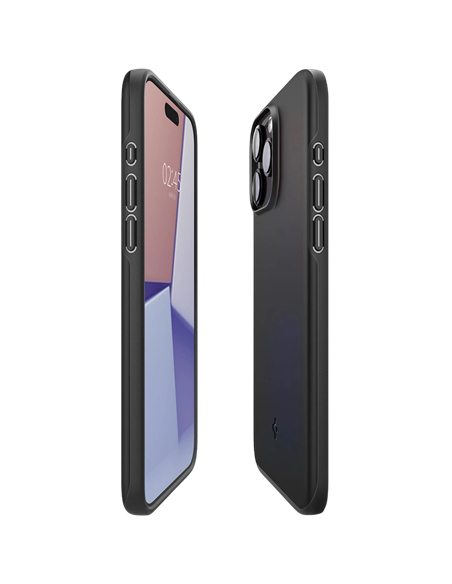 Чехол Spigen iPhone 15 Pro Max Thin Fit, Чёрный