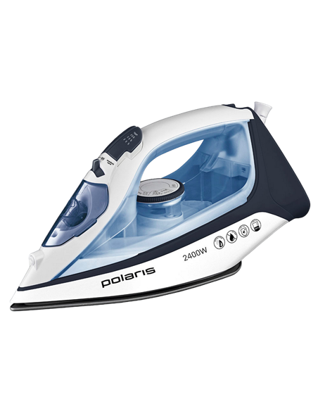 Fier de călcat Polaris PIR 2483K, 2400W, Albastru deschis/Alb