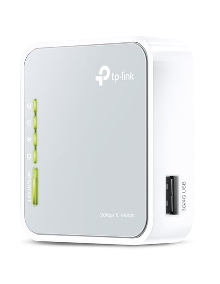 Беспроводной маршрутизатор TP-LINK TL-MR3020, 3G, 4G, Белый