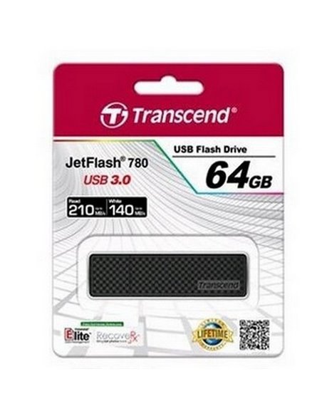 Memorie USB Transcend JetFlash 780, 64GB, Negru
